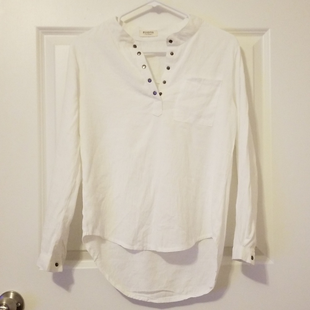 Lightweight white blouse!